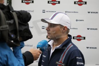 World © Octane Photographic Ltd. Thursday 2nd October 2014, Japanese Grand Prix - Suzuka. - Formula 1 Paddock. Williams Martini Racing FW36 – Valtteri Bottas. Digital Ref: 1129CB1D2336