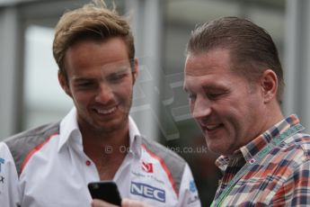 World © Octane Photographic Ltd. Thursday 2nd October 2014, Japanese Grand Prix - Suzuka. - Formula 1 Paddock. Sauber Reserve Driver– Giedo van der Garde. Digital Ref: 1129CB1D2344