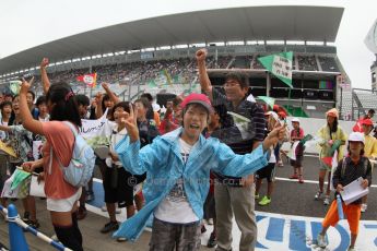 World © Octane Photographic Ltd. Thursday 2nd October 2014, Japanese Grand Prix - Suzuka. - Formula 1 Pitlane walkabout. Digital Ref: 1129CB7D0909
