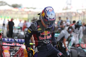 World © Octane Photographic Ltd. Saturday 4th October 2014, Japanese Grand Prix - Suzuka. - Formula 1 Qualifying Parc Ferme. Infiniti Red Bull Racing RB10 – Daniel Ricciardo. Digital Ref: