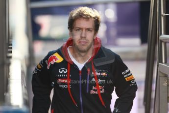 World © Octane Photographic Ltd. 2014 Formula 1 Winter Testing, Circuito de Velocidad, Jerez Winter testing set up day – Monday 27th January 2014. Infiniti Red Bull Racing Sebastian Vettel. Digital Ref : 0879cb1d8875