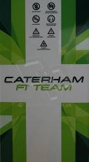 World © Octane Photographic Ltd. 2014 Formula 1 Winter Testing, Circuito de Velocidad, Jerez Winter testing set up day – Monday 27th January 2014. Caterham f1 Team' new colour scheme for 2014. Digital Ref : 0879cb7d6987