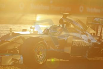 World © Octane Photographic Ltd. 2014 Formula 1 Winter Testing, Circuito de Velocidad, Jerez. Tuesday 28th January 2014. Day 1. Mercedes AMG Petronas F1 W05 – Lewis Hamilton. Digital Ref: 0882cb1d9299