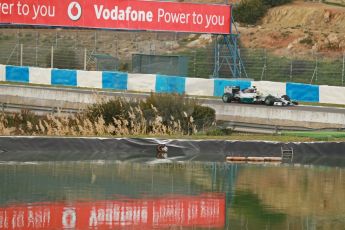 World © Octane Photographic Ltd. 2014 Formula 1 Winter Testing, Circuito de Velocidad, Jerez. Tuesday 28th January 2014. Day 1. Mercedes AMG Petronas F1 W05 – Lewis Hamilton. Digital Ref: 0882cb1d9429