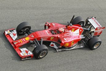 World © Octane Photographic Ltd. 2014 Formula 1 Winter Testing, Circuito de Velocidad, Jerez. Tuesday 28th January 2014. Day 1. Scuderia Ferrari F14T – Kimi Raikkonen. Digital Ref: 0882cb1d9522