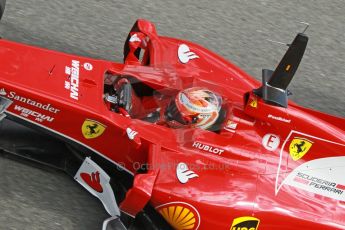 World © Octane Photographic Ltd. 2014 Formula 1 Winter Testing, Circuito de Velocidad, Jerez. Tuesday 28th January 2014. Day 1. Scuderia Ferrari F14T – Kimi Raikkonen. Digital Ref: 0882cb1d9526