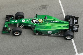 World © Octane Photographic Ltd. 2014 Formula 1 Winter Testing, Circuito de Velocidad, Jerez. Tuesday 28th January 2014. Day 1. Caterham F1 Team CT05 – Marcus Ericsson. Digital Ref: 0882cb1d9574