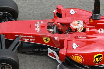 World © Octane Photographic Ltd. 2014 Formula 1 Winter Testing, Circuito de Velocidad, Jerez. Tuesday 28th January 2014. Day 1. Scuderia Ferrari F14T – Kimi Raikkonen. Digital Ref: 0882cb1d9579