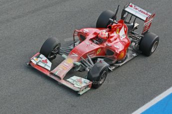 World © Octane Photographic Ltd. 2014 Formula 1 Winter Testing, Circuito de Velocidad, Jerez. Tuesday 28th January 2014. Day 1. Scuderia Ferrari F14T – Kimi Raikkonen. Digital Ref: 0882cb1d9620