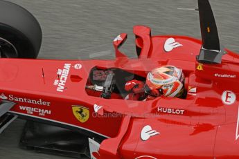 World © Octane Photographic Ltd. 2014 Formula 1 Winter Testing, Circuito de Velocidad, Jerez. Tuesday 28th January 2014. Day 1. Scuderia Ferrari F14T – Kimi Raikkonen. Digital Ref: 0882cb1d9645