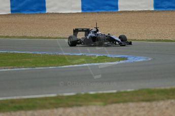 World © Octane Photographic Ltd. 2014 Formula 1 Winter Testing, Circuito de Velocidad, Jerez. Tuesday 28th January 2014. Day 1. Williams FW36 – Valtteri Bottas Digital Ref: 0882lb1d0452