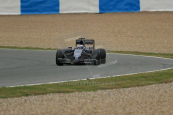 World © Octane Photographic Ltd. 2014 Formula 1 Winter Testing, Circuito de Velocidad, Jerez. Tuesday 28th January 2014. Day 1. Williams FW36 – Valtteri Bottas Digital Ref: 0882lb1d0460