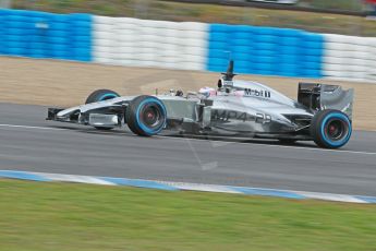 World © Octane Photographic Ltd. 2014 Formula 1 Winter Testing, Circuito de Velocidad, Jerez. Wednesday 29th January 2014. Day 2. McLaren Mercedes MP4/29 - Jenson Button. Digital Ref: 0886cb1d0018