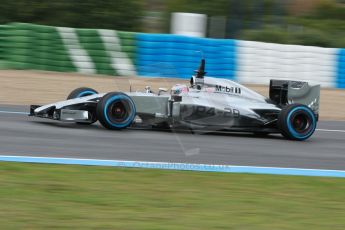 World © Octane Photographic Ltd. 2014 Formula 1 Winter Testing, Circuito de Velocidad, Jerez. Wednesday 29th January 2014. Day 2. McLaren Mercedes MP4/29 - Jenson Button. Digital Ref: 0886cb1d0020