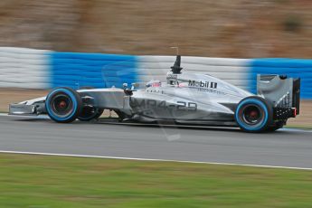 World © Octane Photographic Ltd. 2014 Formula 1 Winter Testing, Circuito de Velocidad, Jerez. Wednesday 29th January 2014. Day 2. McLaren Mercedes MP4/29 - Jenson Button. Digital Ref: 0886cb1d0029