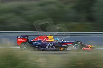 World © Octane Photographic Ltd. 2014 Formula 1 Winter Testing, Circuito de Velocidad, Jerez. Wednesday 29th January 2014. Day 2. Infiniti Red Bull Racing RB10 - Sebastian Vettel. Digital Ref: 0886cb1d0171