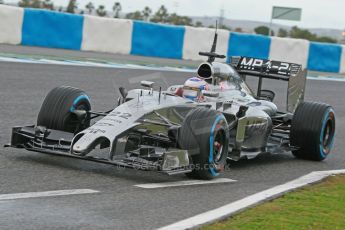 World © Octane Photographic Ltd. 2014 Formula 1 Winter Testing, Circuito de Velocidad, Jerez. Wednesday 29th January 2014. Day 2. McLaren Mercedes MP4/29 - Jenson Button. Digital Ref: 0886cb1d9792