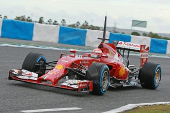 World © Octane Photographic Ltd. 2014 Formula 1 Winter Testing, Circuito de Velocidad, Jerez. Wednesday 29th January 2014. Day 2. Scuderia Ferrari F14T – Kimi Raikkonen. Digital Ref: 0886cb1d9855
