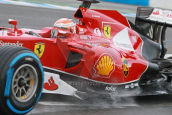 World © Octane Photographic Ltd. 2014 Formula 1 Winter Testing, Circuito de Velocidad, Jerez. Wednesday 29th January 2014. Day 2. Scuderia Ferrari F14T – Kimi Raikkonen. Digital Ref: 0886cb1d9858