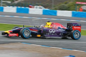 World © Octane Photographic Ltd. 2014 Formula 1 Winter Testing, Circuito de Velocidad, Jerez. Wednesday 29th January 2014. Day 2. Infiniti Red Bull Racing RB10 - Sebastian Vettel. Digital Ref: 0886cb1d9923