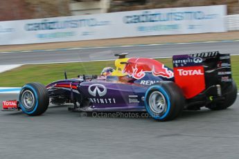 World © Octane Photographic Ltd. 2014 Formula 1 Winter Testing, Circuito de Velocidad, Jerez. Wednesday 29th January 2014. Day 2. Infiniti Red Bull Racing RB10 - Sebastian Vettel. Digital Ref: 0886cb1d9929