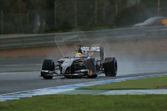 World © Octane Photographic Ltd. 2014 Formula 1 Winter Testing, Circuito de Velocidad, Jerez. Wednesday 29th January 2014. Day 2. Sauber C33 - Esteban Gutierrez. Digital Ref: 0886lb1d0575