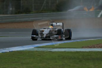 World © Octane Photographic Ltd. 2014 Formula 1 Winter Testing, Circuito de Velocidad, Jerez. Wednesday 29th January 2014. Day 2. Sauber C33 - Esteban Gutierrez. Digital Ref: 0886lb1d0633