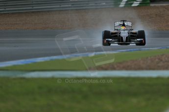 World © Octane Photographic Ltd. 2014 Formula 1 Winter Testing, Circuito de Velocidad, Jerez. Wednesday 29th January 2014. Day 2. Sauber C33 - Esteban Gutierrez. Digital Ref: 0886lb1d0654