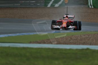 World © Octane Photographic Ltd. 2014 Formula 1 Winter Testing, Circuito de Velocidad, Jerez. Wednesday 29th January 2014. Day 2. Scuderia Ferrari F14T – Kimi Raikkonen. Digital Ref: 0886lb1d0670