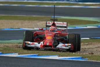 World © Octane Photographic Ltd. 2014 Formula 1 Winter Testing, Circuito de Velocidad, Jerez. Wednesday 29th January 2014. Day 2. Scuderia Ferrari F14T – Kimi Raikkonen. Digital Ref: 0886lb1d0760