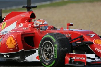 World © Octane Photographic Ltd. 2014 Formula 1 Winter Testing, Circuito de Velocidad, Jerez. Wednesday 29th January 2014. Day 2. Scuderia Ferrari F14T – Kimi Raikkonen. Digital Ref: 0886lb1d0771