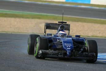 World © Octane Photographic Ltd. 2014 Formula 1 Winter Testing, Circuito de Velocidad, Jerez. Wednesday 29th January 2014. Day 2. Williams FW36 – Valtteri Bottas Digital Ref: 0886lb1d0793