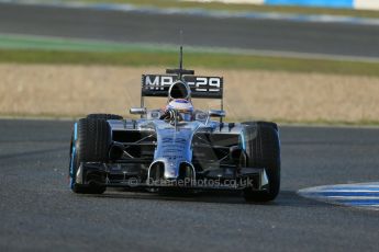 World © Octane Photographic Ltd. 2014 Formula 1 Winter Testing, Circuito de Velocidad, Jerez. Wednesday 29th January 2014. Day 2. McLaren Mercedes MP4/29 - Jenson Button. Digital Ref: 0886lb1d0801