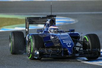 World © Octane Photographic Ltd. 2014 Formula 1 Winter Testing, Circuito de Velocidad, Jerez. Wednesday 29th January 2014. Day 2. Williams FW36 – Valtteri Bottas Digital Ref: 0886lb1d0910