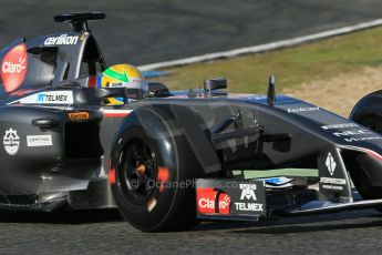 World © Octane Photographic Ltd. 2014 Formula 1 Winter Testing, Circuito de Velocidad, Jerez. Wednesday 29th January 2014. Day 2. Sauber C33 Ferrari - Esteban Gutierrez. Digital Ref: 0886lb1d0962