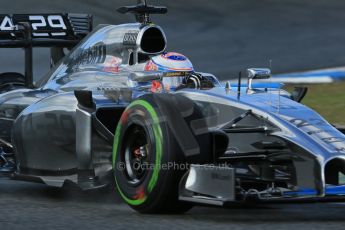 World © Octane Photographic Ltd. 2014 Formula 1 Winter Testing, Circuito de Velocidad, Jerez. Wednesday 29th January 2014. Day 2. McLaren Mercedes MP4/29 - Jenson Button. Digital Ref: 0886lb1d0995