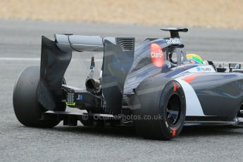 World © Octane Photographic Ltd. 2014 Formula 1 Winter Testing, Circuito de Velocidad, Jerez. Wednesday 29th January 2014. Day 2. Sauber C33 - Esteban Gutierrez. Digital Ref: 0886lb1d1398
