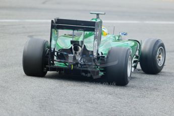 World © Octane Photographic Ltd. 2014 Formula 1 Winter Testing, Circuito de Velocidad, Jerez. Wednesday 29th January 2014. Day 2. Caterham F1 Team CT05 – Marcus Ericsson. Digital Ref: 0886lb1d1402
