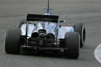 World © Octane Photographic Ltd. 2014 Formula 1 Winter Testing, Circuito de Velocidad, Jerez. Wednesday 29th January 2014. Day 2. McLaren Mercedes MP4/29 - Jenson Button. Digital Ref: 0886lb1d1449