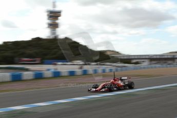World © Octane Photographic Ltd. 2014 Formula 1 Winter Testing, Circuito de Velocidad, Jerez. Wednesday 29th January 2014. Day 2. Scuderia Ferrari F14T – Kimi Raikkonen. Digital Ref: 0886lw7d7474
