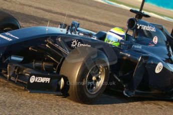 World © Octane Photographic Ltd. 2014 Formula 1 Winter Testing, Circuito de Velocidad, Jerez. Thursday 30th January 2014. Day 3. Williams FW36 – Felipe Massa. Digital Ref: 0887cb1d0381