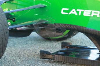 World © Octane Photographic Ltd. 2014 Formula 1 Winter Testing, Circuito de Velocidad, Jerez. Thursday 30th January 2014. Day 3. Caterham F1 Team CT05 – Robin Frijns. Digital Ref: 0887cb1d0421