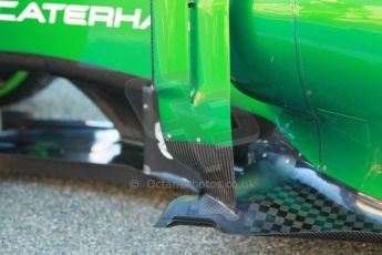 World © Octane Photographic Ltd. 2014 Formula 1 Winter Testing, Circuito de Velocidad, Jerez. Thursday 30th January 2014. Day 3. Caterham F1 Team CT05 – Robin Frijns. Digital Ref: 0887cb1d0423