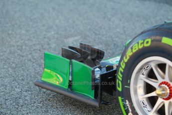 World © Octane Photographic Ltd. 2014 Formula 1 Winter Testing, Circuito de Velocidad, Jerez. Thursday 30th January 2014. Day 3. Caterham F1 Team CT05 – Robin Frijns. Digital Ref: 0887cb1d0424