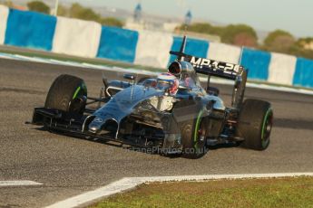 World © Octane Photographic Ltd. 2014 Formula 1 Winter Testing, Circuito de Velocidad, Jerez. Thursday 30th January 2014. Day 3. McLaren Mercedes MP4/29 - Jenson Button. Digital Ref: 0887cb1d0457