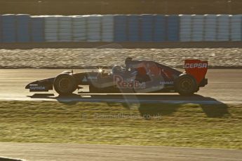 World © Octane Photographic Ltd. 2014 Formula 1 Winter Testing, Circuito de Velocidad, Jerez. Thursday 30th January 2014. Day 3. Scuderia Toro Rosso STR9 - Jean-Eric Vergne. Digital Ref: 0887cb1d0493