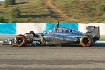 World © Octane Photographic Ltd. 2014 Formula 1 Winter Testing, Circuito de Velocidad, Jerez. Thursday 30th January 2014. Day 3. McLaren Mercedes MP4/29 - Jenson Button. Digital Ref: 0887cb1d0510