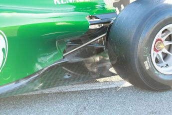 World © Octane Photographic Ltd. 2014 Formula 1 Winter Testing, Circuito de Velocidad, Jerez. Thursday 30th January 2014. Day 3. Caterham F1 Team CT05 – Robin Frijns. Digital Ref: 0887cb1d0582