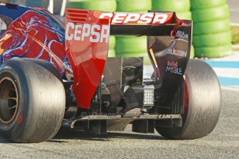 World © Octane Photographic Ltd. 2014 Formula 1 Winter Testing, Circuito de Velocidad, Jerez. Thursday 30th January 2014. Day 3. Scuderia Toro Rosso STR9 - Jean-Eric Vergne. Digital Ref: 0887cb1d0621