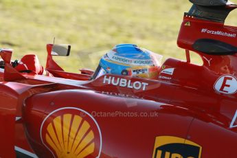 World © Octane Photographic Ltd. 2014 Formula 1 Winter Testing, Circuito de Velocidad, Jerez. Thursday 30th January 2014. Day 3. Scuderia Ferrari F14T - Fernando Alonso. Digital Ref: 0887cb1d0625